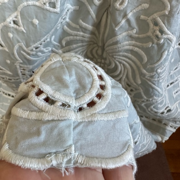 Sea NY Blaire Eyelet Sleeveless Dress in Blue - Picture 11 of 16